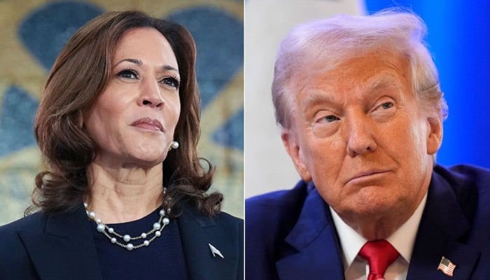 Kamala Harris holds slim lead over Donald Trump in heated election battle