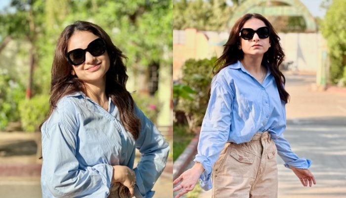 Actress Yumna Zaidi offers some street style inspiration to fans