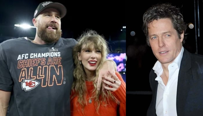 Travis Kelce, Hugh Grant get smashed’ at Taylor Swift Eras Tour show