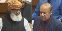 نواز شریف کا پڑھا گیا مصرعہ درست، مولانا کی تصحیح غلط نکلی