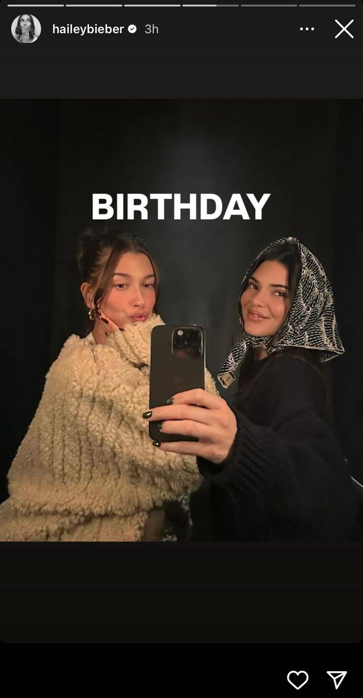 Hailey Bieber pens sweet wish for Kendall Jenner on her 29th birthday