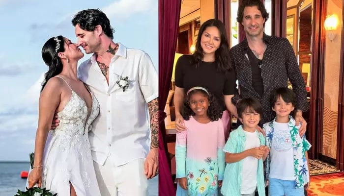 Actress Sunny Leone and Daniel Weber renew wedding vows in Maldives