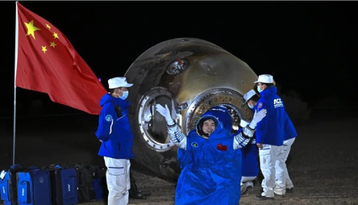 China space mission concludes as astronauts land safely after six months