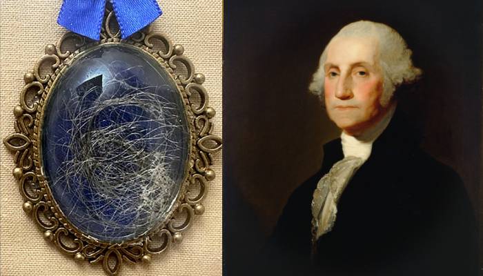 Historic US presidential items go up for auction including George Washington’s hair