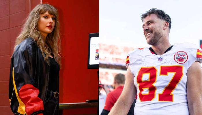 Taylor Swift cheers on beau Travis Kelce at Chiefs-Buccaneers game