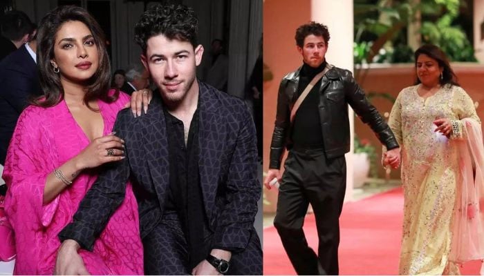 Nick Jonas poses with mother-in-law as wife Priyanka Chopra skips major wedding