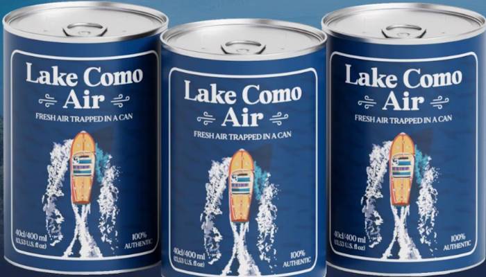 Lake Como Air available in tin