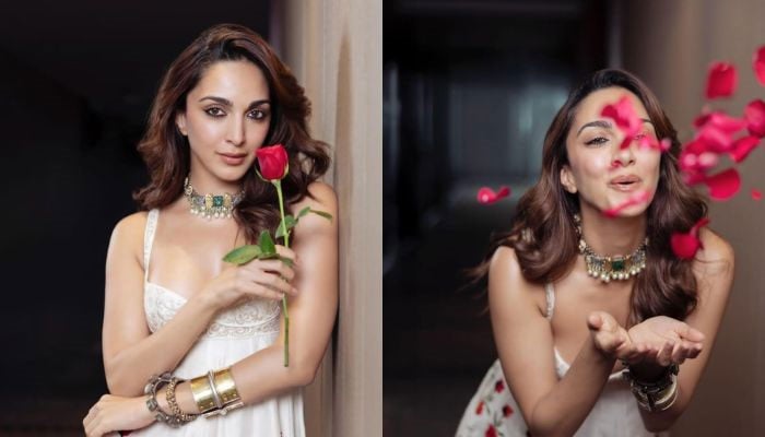 Kiara Advani radiates timeless elegance in embellished white