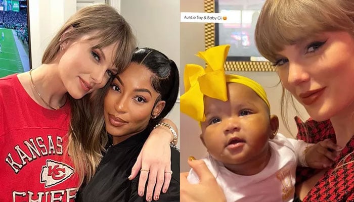 Taylor Swifts enjoys adorable auntie moment with Chariah Gordons baby