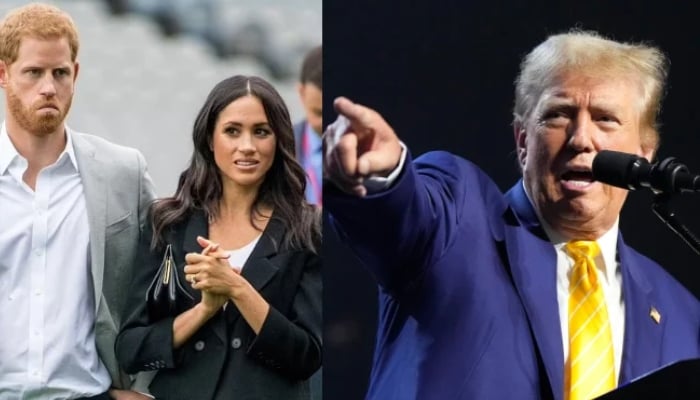 Trump, a frequent critic of the Sussexes, has raised questions about Harry’s visa status