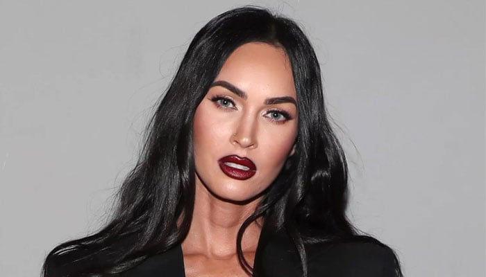 Megan Fox sets pulses racing as she debuts baby bump in sheer lace outfit