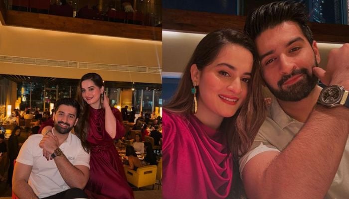 Aiman Khan steps out for date night with husband Muneeb Butt