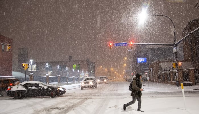 US National Weather Service warned of heavy snow and ice in western states over the weekend