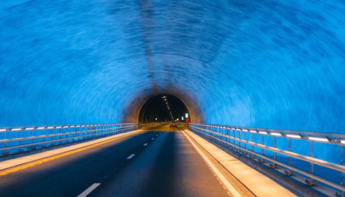 The longest underwater tunnel in the world is 18 kilometers long and 40 meters below sea level