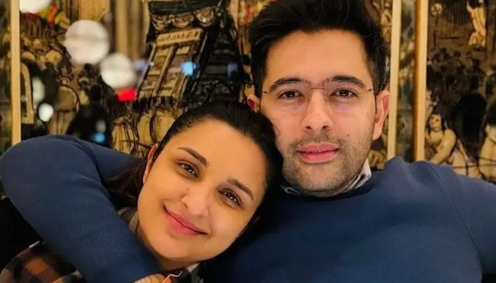 Parineeti Chopra, Raghav Chadha enjoy cycling on Delhi streets