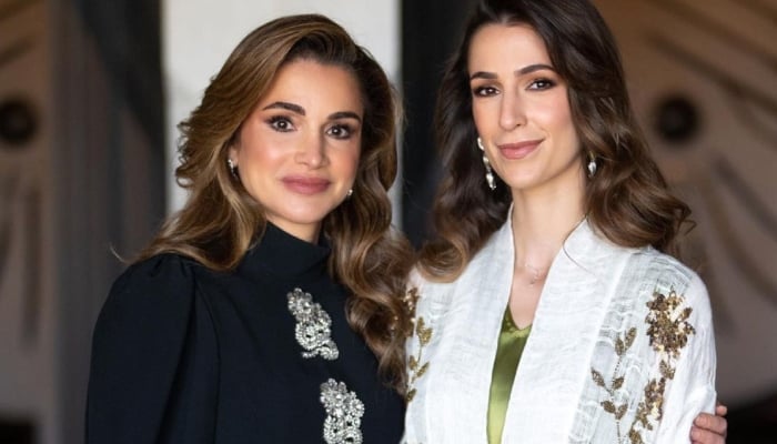 Princess Rajwa joins Queen Rania for first royal engagement after giving birth