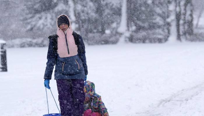 Snowstorm grips UK with school closures and travel chaos