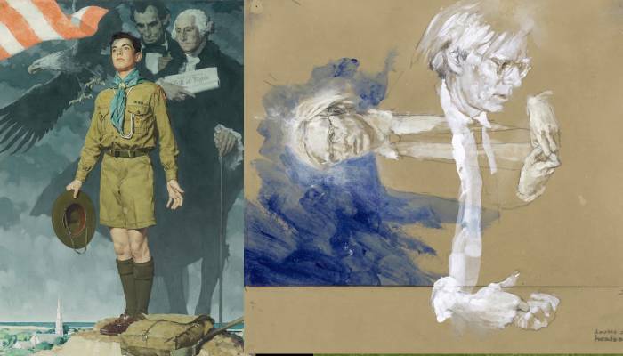 Wyeth masterpieces and Rockwell’s iconic painting to command millions at auction