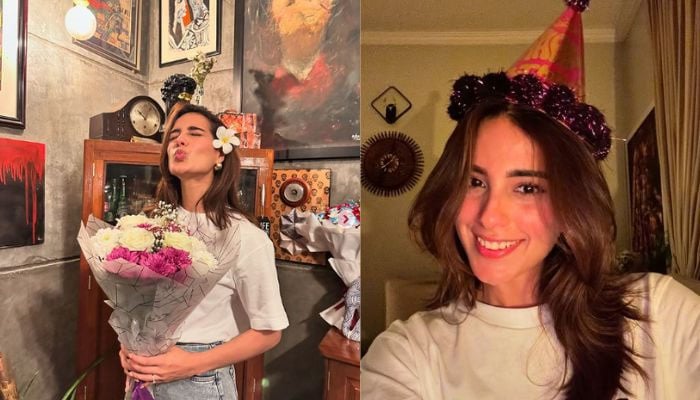 Iqra Aziz beams with delight on her 27th birthday