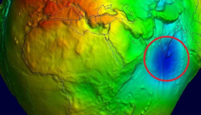 Discover mystery behind the Indian Oceans gravity hole