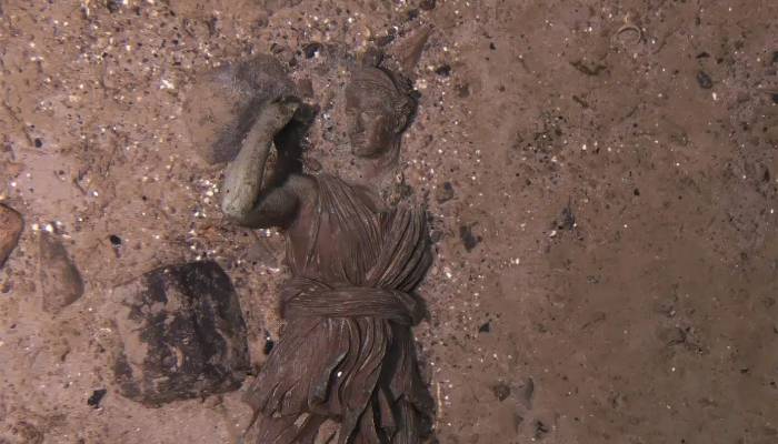 Lost goddess statue unearthed near Titanic wreck after years of searching