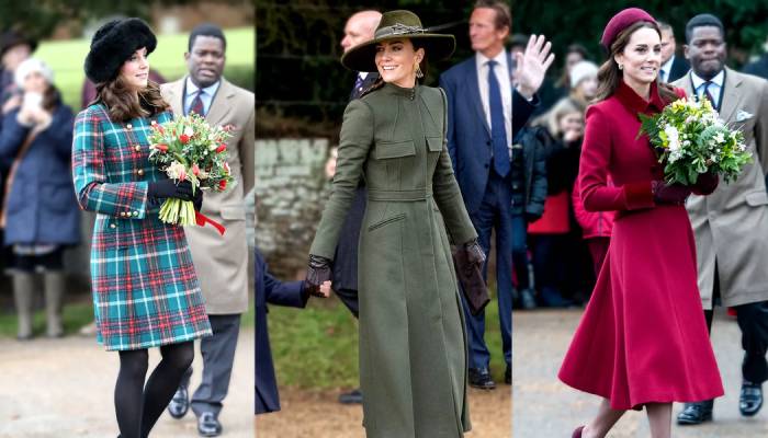 Kate Middleton’s top three elegant looks on Christmas Day