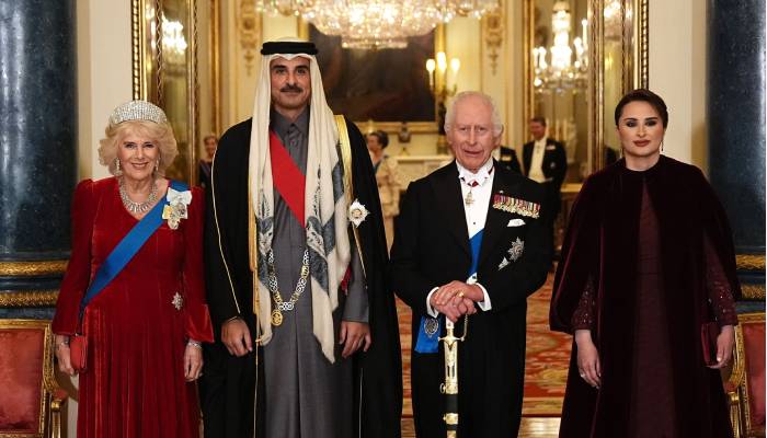 King Charles, Queen Camilla host lavish state banquet for Qatari Royals