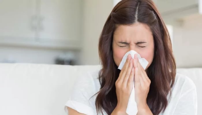 Experts warn that blowing your nose forcefully could worsen cold symptoms