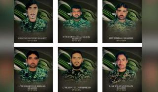 خیبر پختونخوا: سیکیورٹی فورسز کے آپریشنز، 22 خارجی ہلاک، 6 جوان شہید