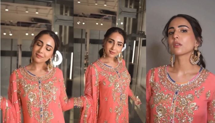 Ushna Shah kicks off the wedding season in style with her forever dulha