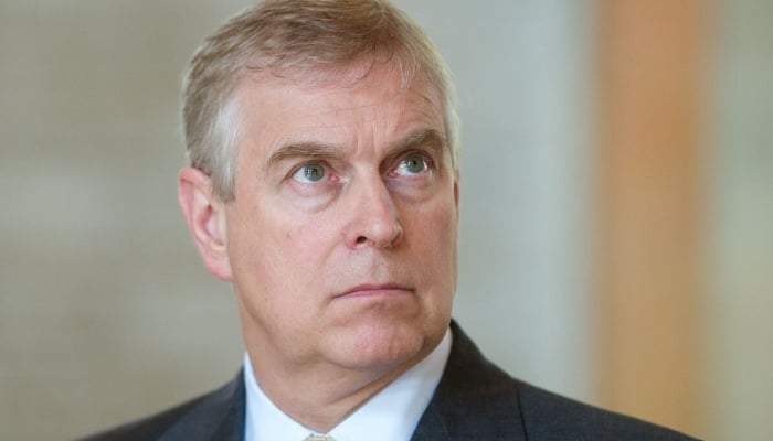 Prince Andrew is pictured  alongside an alleged Chinese spy