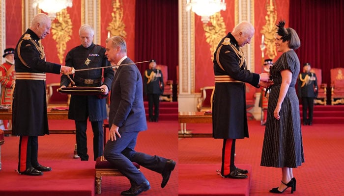 King Charles honors Christopher Nolan, Emma Thomas at Buckingham Palace Investitures