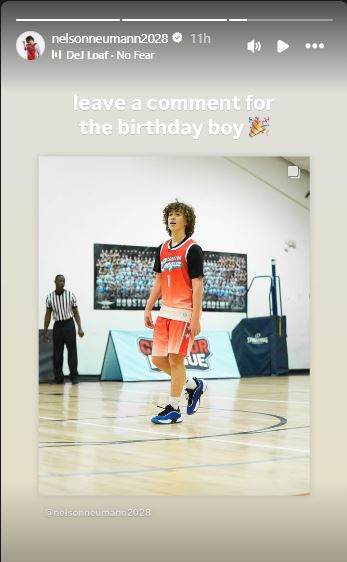 Nelson Neumann asks fans for birthday wishes on 16th birthday