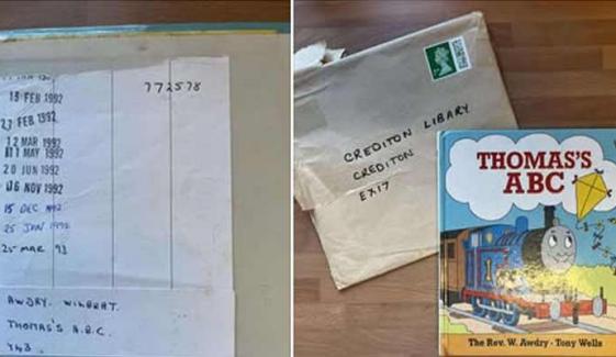 لائبریری کو 31 سال بعد کتاب واپس مل گئی