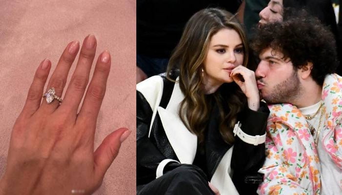 Selena Gomez shows off $1M engagement ring from Benny Blanco in new move