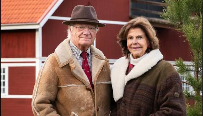 King Carl, Queen Silvia make sentimental move after celebrating Christmas