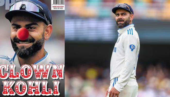 Virat Kohli mocked as clown by Australian media over controversial shoulder bump