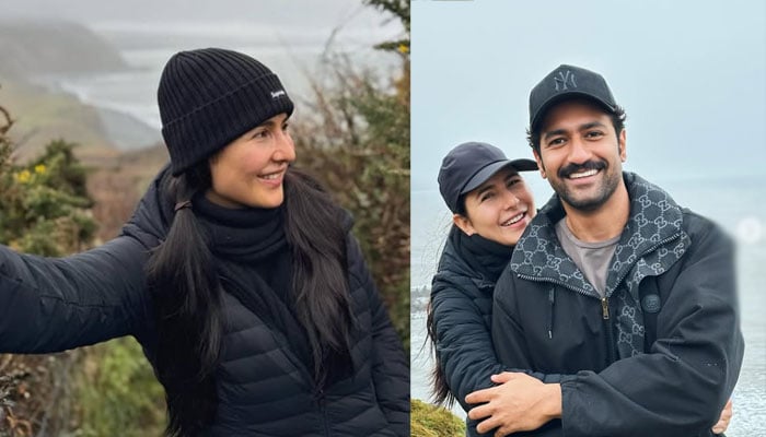 Katrina Kaif enjoys chilly sub zero ocean dip with husband Vicky Kaushal