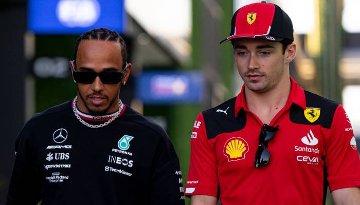 Lewis Hamilton, Charles Leclerc’s 2025 Ferrari car appears highly modified