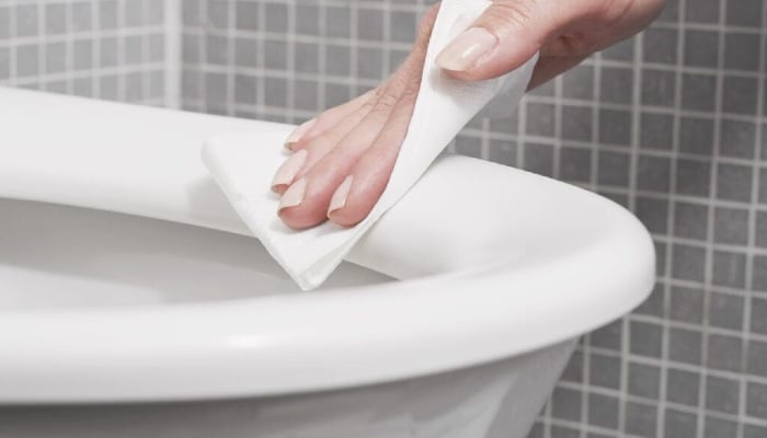 Japanese toilet makers warn people not to wipe toilet seats with tissue paper