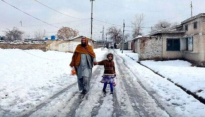 بلوچستان کے شمالی علاقوں میں برف باری اور بارش