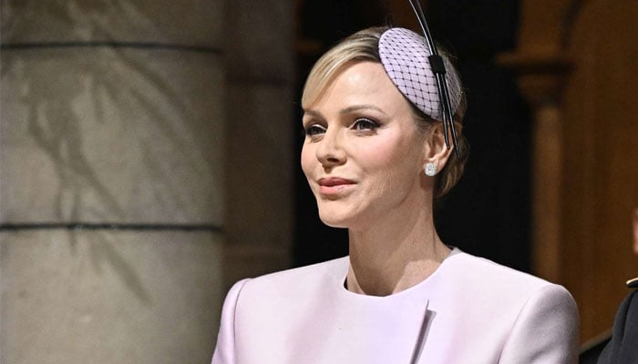 Princess Charlene stuns in Louis Vuitton gown for New Years celebration with family