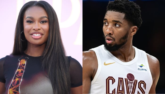 Coco Jones and Donovan Mitchell share sweet PDA at Usher Concert