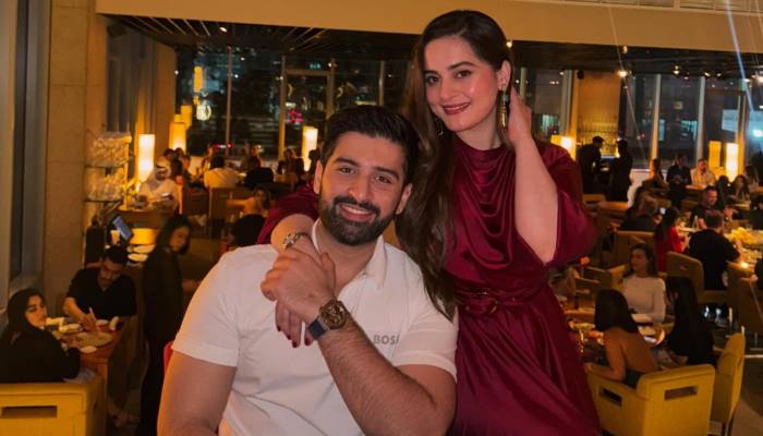 Aiman Khan, Muneeb Butt offer peeks into their new trip