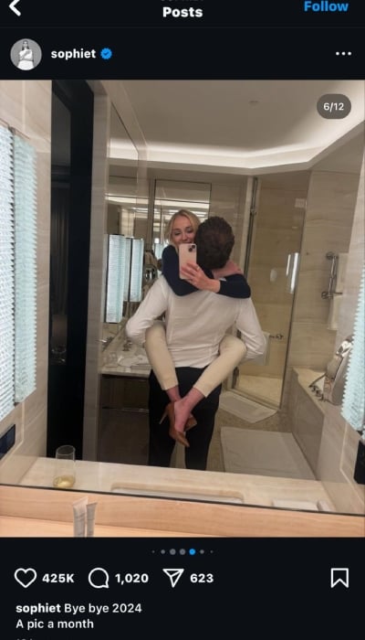 Sophie Turner drops intimate photos with boyfriend Peregrine Pearson