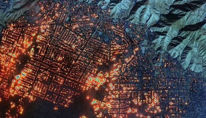 Satellite images reveal shocking spread of LA wildfires