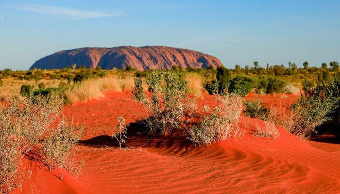 Red desert of Uluru