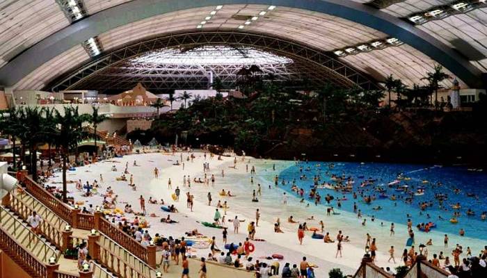 Seagaia Dome: Largest man-made beach that ended in ruins