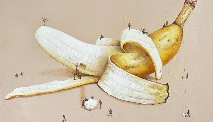 THIS new viral banana art captures hearts with its sweet, joyful twist