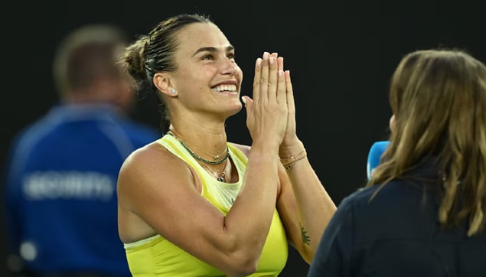 Aryana Sabalenka ‘super happy’ to qualify for Australian Open quarterfinals